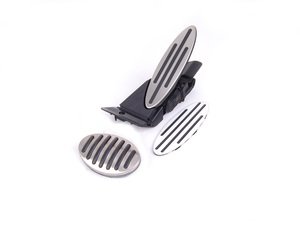 ES#2581552 - 35426794505KT - Stainless Steel Inlay Pedal Set Kit - Priced As Set - Upgrade to the performance pedal set. Automatic Transmissions - Genuine MINI - MINI