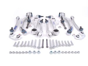 ES#250814 - 4B3498510Cmy - Heavy Duty Complete Front Control Arm Kit - Includes all front control arms and hardware - plus heavy duty tie rod ends and sway bar end links! - Meyle HD - Audi Volkswagen