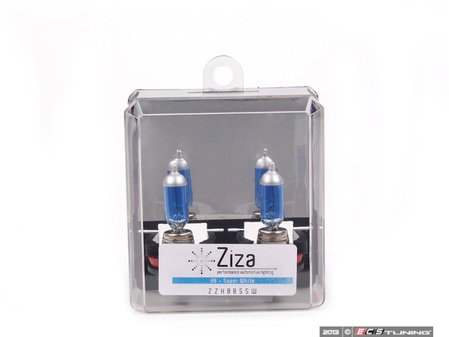 ES#2526575 - ZZH8BSSWa -  H8 Super White Bulb - Pair - Similar to 6000k HID color, increase intensity & visual appeal with a light blue hue - ZiZa - Audi BMW Volkswagen MINI Porsche