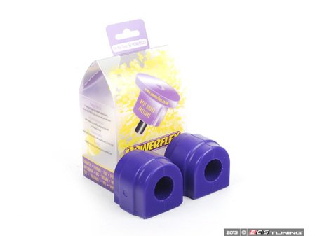 ES#2651455 - PFF5-4602-26.5x2 - Performance Polyurethane Front Sway Bar Bushing Set - Stiffer bushings allow sway bars to work at their fullest potential. For 26.5mm front sway bar.
For models produced up to 05/2010 - Powerflex - BMW