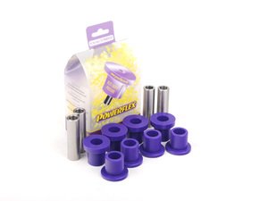 ES#2650232 - PFR5-306x4 - Performance Polyurethane Rear Trailing Arm Bushing Set - Non Adjustable - Helps maintain proper suspension geometry for improved handling and less "rear steer" feeling - Powerflex - BMW