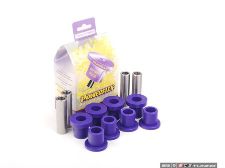 ES#2650232 - PFR5-306x4 - Performance Polyurethane Rear Trailing Arm Bushing Set - Non Adjustable - Helps maintain proper suspension geometry for improved handling and less "rear steer" feeling - Powerflex - BMW