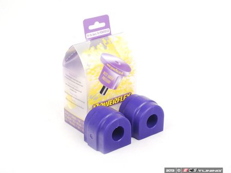 ES#2650363 - PFF5-4602-24x2 - Performance Polyurethane Front Sway Bar Bushing Set - Stiffer bushings allow sway bars to work at their fullest potential. For use with a 24mm sway bar - Powerflex - BMW