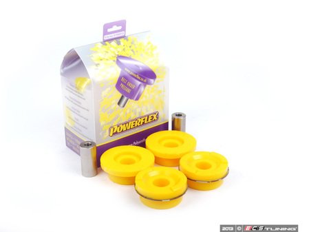 ES#2650379 - PFR5-4610x2 - Performance Polyurethane Rear Subframe Bushing - Front Position Set - A more planted subframe means a more planted rear end and better handling - Powerflex - BMW