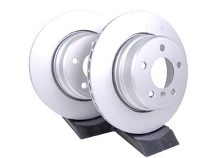 ES#4736879 - 34216756849zKT - Rear Brake Rotors - Pair (324x20) - Restore your BMW's smooth braking performance with a new set of OEM rotors! - Zimmermann - BMW