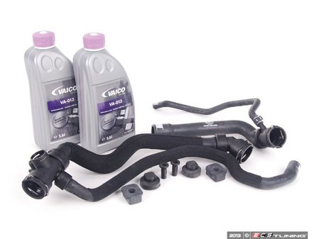 ES#2587710 - 8E0121049NKT1 - Radiator Installation Kit With Hoses - Everything you need to install a new radiator in your Audi - Assembled By ECS - Audi