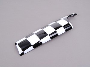 ES#120801 - 51470420557 - Dash Trim Checkered - Right - Add a sporty checker pattern to your dash - Genuine MINI - MINI