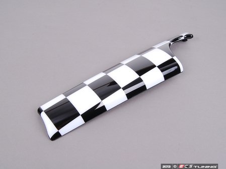 ES#120801 - 51470420557 - Dash Trim Checkered - Right - Add a sporty checker pattern to your dash - Genuine MINI - MINI