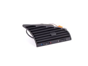 ES#178257 - 64221387371 - Center air vent - Black - Commonly in need of replacement due to broken adjuster or vents - Genuine BMW - BMW