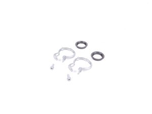 ES#2574925 - 8E0898380 - Heater Core Pipe Gasket Set - Includes the necessary gaskets and clamps for your new heater core - ACM - Audi Volkswagen