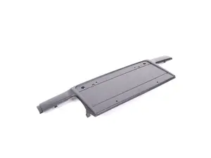 E39 License Plate Base - Center Impact Strip (Black)