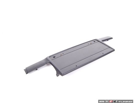 ES#75198 - 51118174849 - E39 License Plate Base - Center Impact Strip (Black) - Genuine BMW - BMW