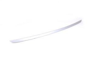 ES#1452275 - 95555590901 - Upper Liftgate Trim, Rear Hatch Trim - Aluminum trim piece below the rear window - Genuine Porsche - Porsche