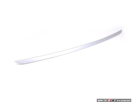 ES#1452275 - 95555590901 - Upper Liftgate Trim, Rear Hatch Trim - Aluminum trim piece below the rear window - Genuine Porsche - Porsche