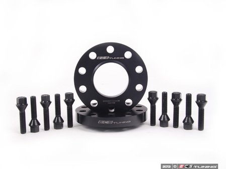 ES#240409 - ecs#265wb - Wheel Spacer & Bolt Kit - 20mm - Aluminum wheel spacer and extended bolt kit made specifically for your 5x120, 74.1mm center bore BMW. - ECS - BMW