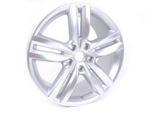 ES#2857490 - 7p6601025af88zKT - 20" Pikes Peak - Set Of Four - 20"x9" ET57 5x130 - Silver - Genuine Volkswagen Audi - Volkswagen
