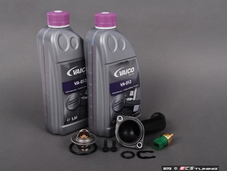 ES#2680925 - 059919501KT5 - Cooling System Refresh Kit - Level 1 - Replace your thermostat and temp sensors with one kit! - Assembled By ECS - Audi