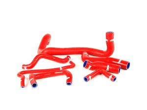 ES#1843969 - FMKC005R - 7 Piece Silicone Coolant Hose Kit - Red - Replace your stock rubber hoses with silicone - Forge - Volkswagen