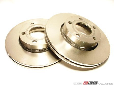 ES#871 - 441698301A - Front Brake Rotors - Pair (276x25) - Restore the stopping power in your vehicle - Zimmermann - Audi