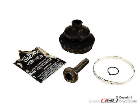 ES#1480 - 443498203D - Rear Outer C/V Joint Boot Kit - Fits rear driveshaft - GKN Drivetech - Audi