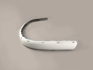 ES#260166 - 1j5807719jgru - Smooth Front Bumper Rub Strip  - (NO LONGER AVAILABLE) - Does not have sidemarker light holes and features a European plate cut-out. Comes primed, ready to paint - Genuine European Volkswagen Audi - 