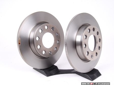 ES#260900 - 8E0615601QKT - Rear Brake Rotors - Pair (255x12) - Restore the stopping power in your vehicle - ATE - Audi