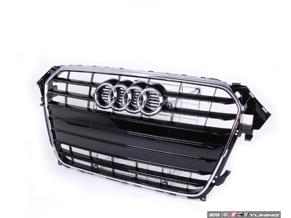 Audi フロントグリル 8K0 853 651 ブラック Genuine Volkswagen Audi - 8K0853651GT94 - S-Line Grille