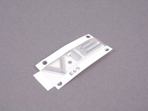 ES#79262 - 51147033256 - V12 Emblem - Replacement V12 emblem for your 760i/il - Genuine BMW - BMW