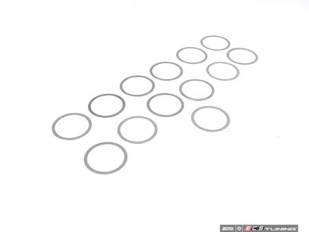 ES#1874187 - 02B498210 - Adjustment Washers - set - Used to align differential in transmission housing - Genuine Volkswagen Audi - Volkswagen