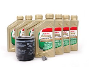 ES#2681091 - 078115561JKT6 - Oil Service Kit - Everything you need to perform an engine oil service - Genuine Volkswagen Audi - Audi