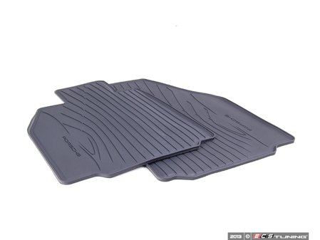 ES#1472181 - 98704480094 - Rubber Floor Mat Set - One set of two rubber mats - Genuine Porsche - Porsche