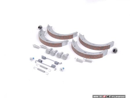 ES#1653975 - 1244200720 - Parking Brake Shoe Kit - Includes all hardware needed for installation - Genuine Mercedes Benz - Mercedes Benz
