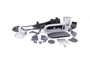 ES#3613017 - 51160398630KT - Armrest Retrofit Kit - White Silver  - For installation of the factory armrest : Does not include 84130399610 adapter plate - Genuine MINI - MINI