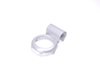 ES#82384 - 51166958355 - Rear trim Ring Silver - Armrest - Mounts to the factory rear armrest at the cupholder - Genuine MINI - MINI