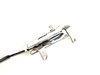 ES#62316 - 34411163961 - E39 Parking Brake Lever Assembly - Includes black leather hand brake handle - Genuine BMW - BMW