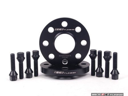 ES#260065 - ECS10167KTWB - 4x100 Wheel Spacers - 15mm (1 Pair) - With Bolts - Aluminum wheel spacers & bolt kit made specifically for your BMW - ECS - BMW