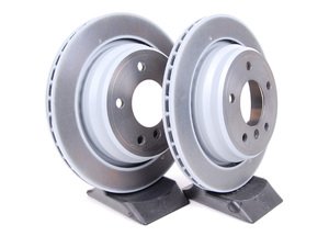 ES#10391 - 34116767061KTBRM - Front Brake Rotors - Pair (296x22) - From a leader in braking technology. - Brembo - BMW