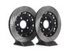 ES#3653 - B5S4S1RBBK-XS - Rear Big Brake Kit - Stage I - Cross Drilled & Slotted Rotors (306x22) - (NO LONGER AVAILABLE) - Upgrade your stopping power with larger two-piece rotors - ECS - 