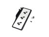 ES#261054 - 1k0798000 - R-Line Dead Pedal Kit - (NO LONGER AVAILABLE) - Includes a modified pedal and ECS adapter plate, for a bolt on installation - Assembled By ECS - 