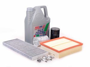 ES#2681125 - 1H0201511AKT - 40k Service Kit - Standard Size Oil Filter - Everything you need to perform the recommended 40k mile service - Assembled By ECS - Audi