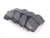 ES#2598679 - 99635240104RPKT2 - Performance Rear Brake Service Kit - Featuring Sebro slotted rotors and Hawk HPS brake pads - Assembled By ECS - Porsche