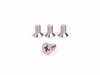 ES#2598679 - 99635240104RPKT2 - Performance Rear Brake Service Kit - Featuring Sebro slotted rotors and Hawk HPS brake pads - Assembled By ECS - Porsche