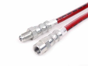 ES#710 - ECS41027KT - Exact-Fit Stainless Steel Brake Lines - Rear - (NO LONGER AVAILABLE) - Hose between the rear brake line & the rear calipers. For rear disc brakes only. SS ES3524698 - ECS - 