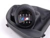 ES#47533 - 25118037304 - M Perforated Shift Knob - 6 Speed - Black leather shift knob - Genuine BMW - BMW