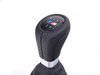 ES#47533 - 25118037304 - M Perforated Shift Knob - 6 Speed - Black leather shift knob - Genuine BMW - BMW