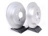 ES#2608783 - 1634230112KT4 - Rear Brake Rotor - Pair - Solid Rotor 285 mm Diameter - ATE Premium One - Mercedes Benz