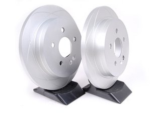 ES#2608783 - 1634230112KT4 - Rear Brake Rotor - Pair - Solid Rotor 285 mm Diameter - ATE Premium One - Mercedes Benz