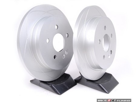 ES#2608783 - 1634230112KT4 - Rear Brake Rotor - Pair - Solid Rotor 285 mm Diameter - ATE Premium One - Mercedes Benz
