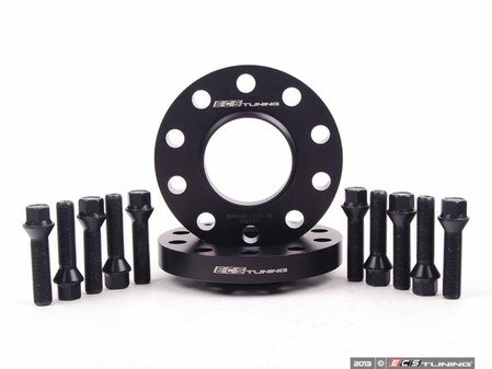 ES#2550799 - ECS265E70WB - BMW 20mm Wheel Spacers & ECS Conical Seat Bolt Kit - Aluminum wheel spacers & bolt kit made specifically for your BMW - ECS - BMW