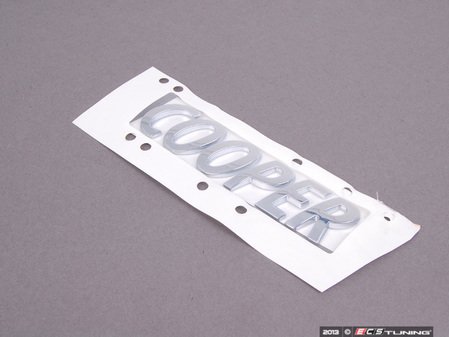 ES#79194 - 51142755617 - MINI Cooper Model Lettering - Replace that missing or damaged lettering - Genuine MINI - MINI